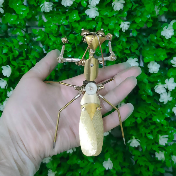 Handcrafted Metal Mantis